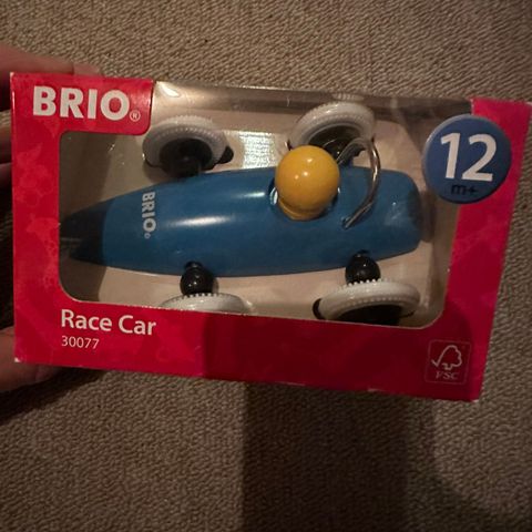 Brio race car blå