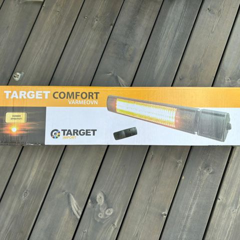 Uåpnet Target comfort varmeovn