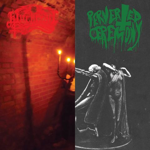 Perverted Ceremony / Witchcraft split Vinyl Lp