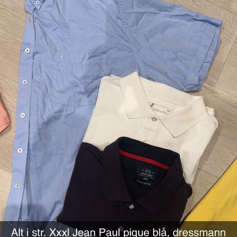 Polo Ralph Lauren og andre merker herreklær xxl og xxxl