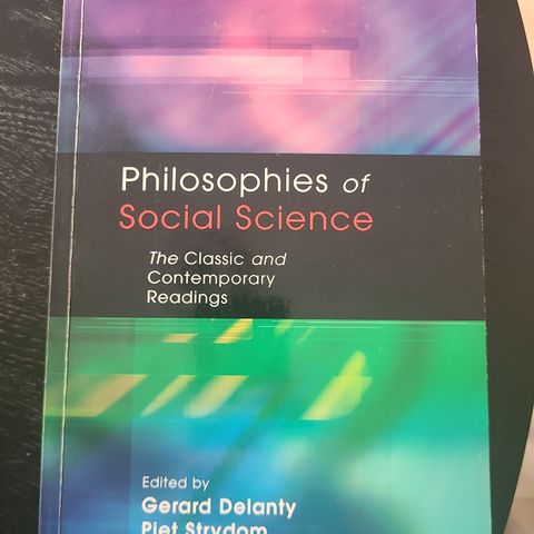 Philosophies of Social Science