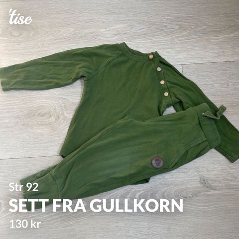 Bukse og genser fra Gullkorn Design