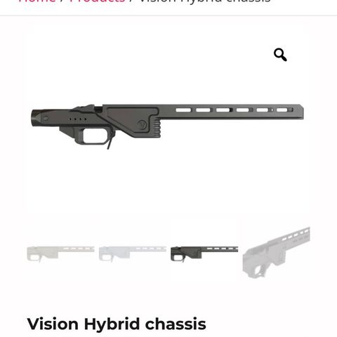 The Vision Hybrid chassis Remington 700 SA