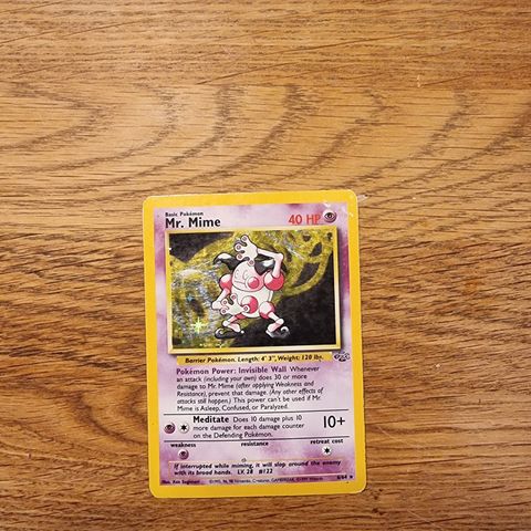 Mr. Mime. 6/64. Rare holo. Jungle.