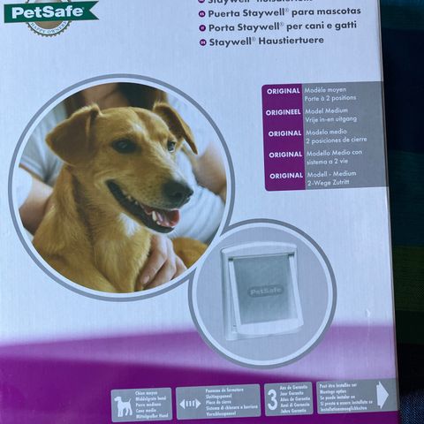 PetSafe Staywell luke for middels stor hund