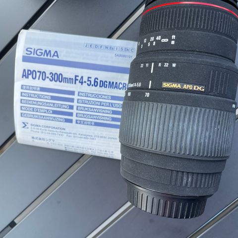 Sigma linse 70-300mm