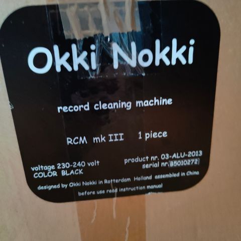 Okki nokki platevasker rcm mk III