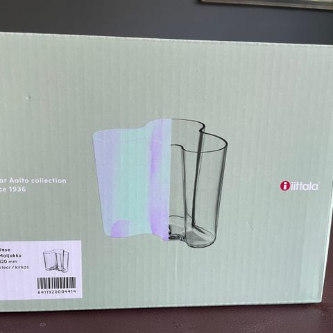 Iittala Alvar Aalto Collection Vase 120 mm Klar