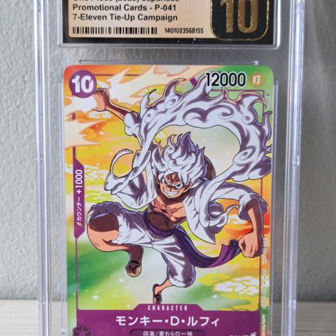 Monkey D.Luffy- Promo - One Piece TCG - CGC 10