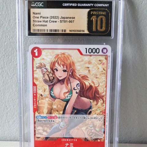 Nami ST01-007 - One Piece TCG - CGC 10