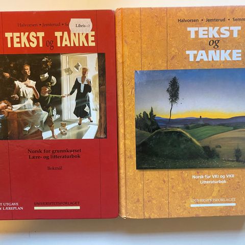 Tekst og tanke: litteraturbøker