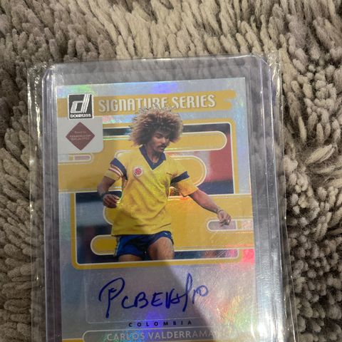 Carlos valderrama auto kort