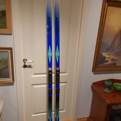 Fischer E99 Tour fjellski m/stålkant 183 cm.m/Rottefella BC bindinger