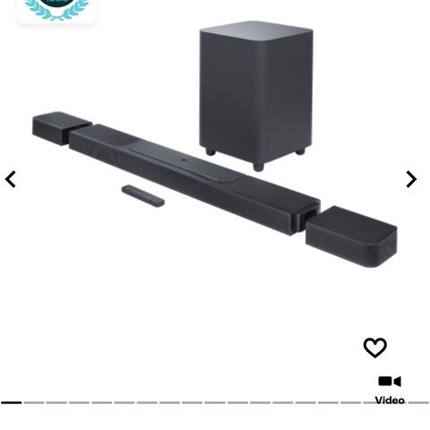 JBL soundbar høytaler-sett (2020)