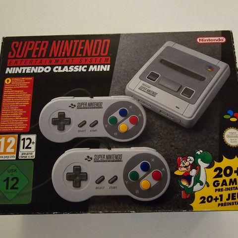 Nintendo Classic Snes Mini i eske