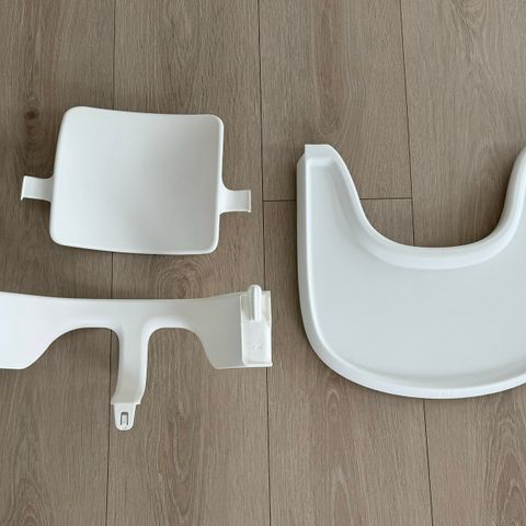 Stokke Tripp trapp baby set og tray i hvit