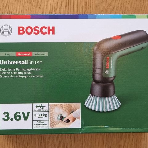 Ny Bosch Universal brush, elektrisk rengjøringsbørste