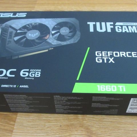 GTX 1660 TI ASUS TUF