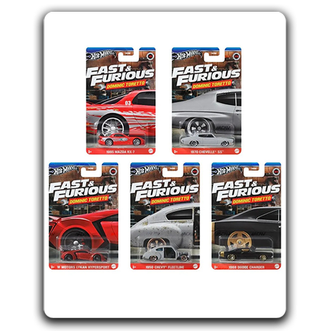 Hot Wheels Fast & Furious: Dominic Toretto Series (2024) [5-biler sett]