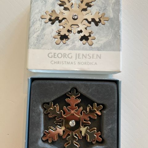 Georg Jensen Christmas Nordica pin / julebrosje