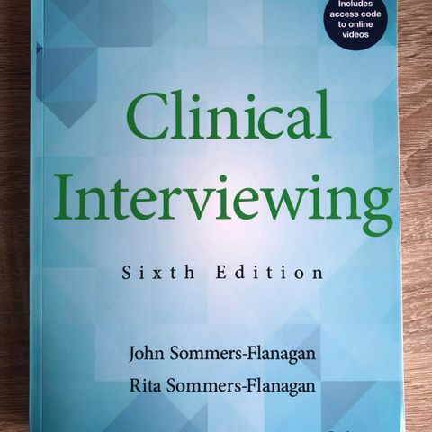 Clinical Interviewing (psykologi pensum)