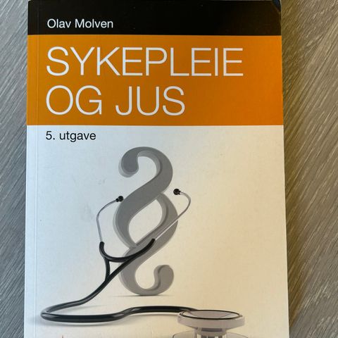 Sykepleie og jus - Pensumbok selges