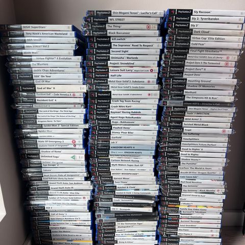 Norges Største Playstation 2 samling!? Selges!