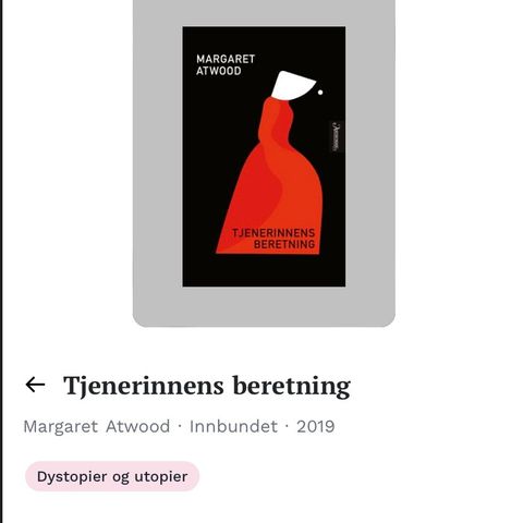 Tjenerinnens beretning