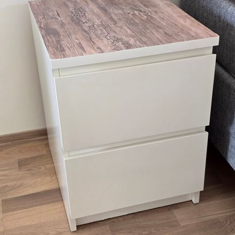 Ikea malm kommode med 2 skuffer