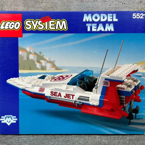 (NY/UÅPNET) LEGO System Model Team Sea Jet 5521 | Speedbåt Byggesett