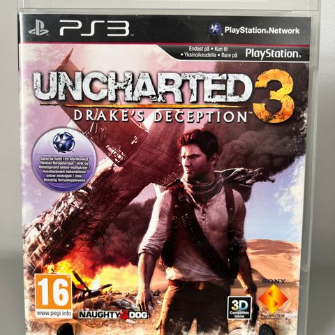 PlayStation 3 spill: Uncharted 3 Drake’s Deception