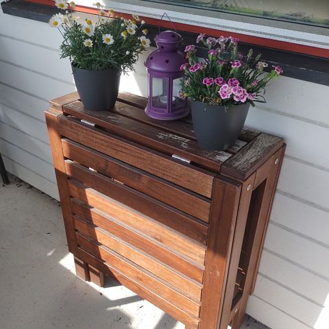 Klaffebord for terrasse / balkong eller hage