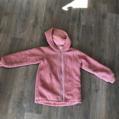 Tykk fleece jakke str 128