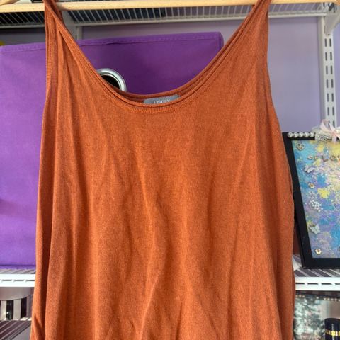 Oransje Lindex singlet