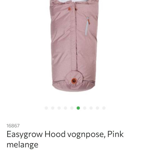 Easygrow Hood vognpose, Pink melange