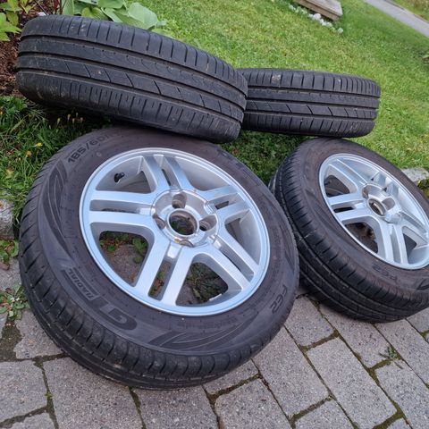 Sommerdekk med felg 185/60R15