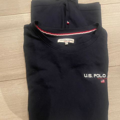 U.S. POLO ASSN. langermet t-skjorte str 15-16 år