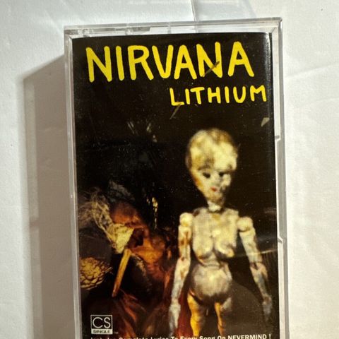 Nirvana Lithium singel kassett