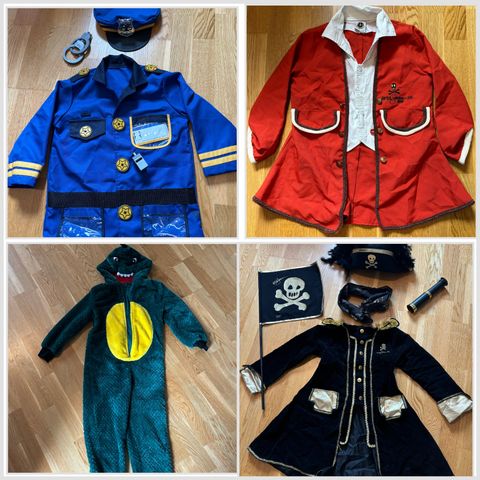 Diverse kostymer til barn selges - 100kr stk