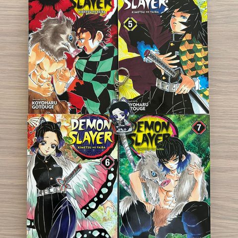 Demon slayer manga volum 4-7