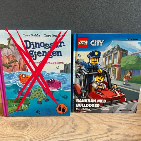 Bøker til barn selges (passer alder 3-6 år)