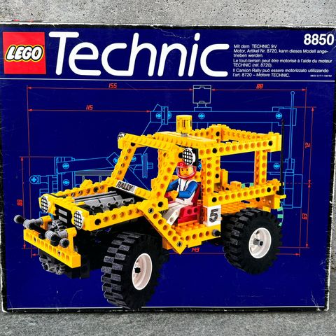 (NY/UÅPNET) LEGO Technic Rally Racer 8850 Byggesett