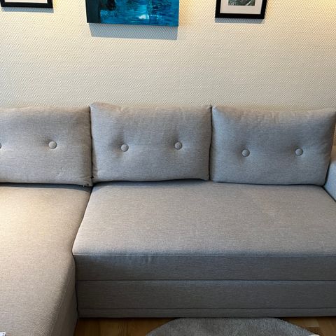 Sovesofa m/sjeselong