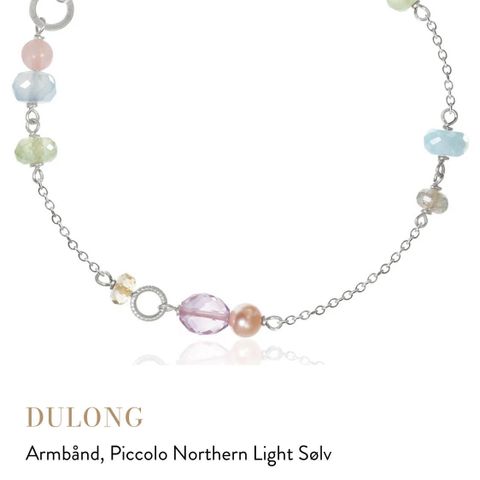 Dulong – Piccolo armbånd, Northern Light i sølv