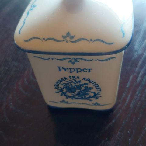 Pepper krydderkrukker