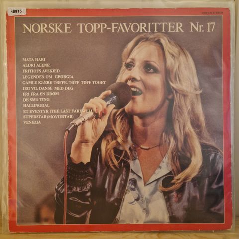 18915 Various - Norske Topp-Favoritter Nr. 17 - LP