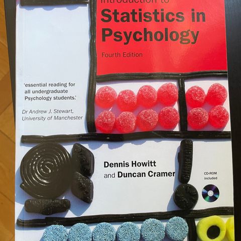 Howitt & Cramer "Introduction to statistics in psychology" 4th edition