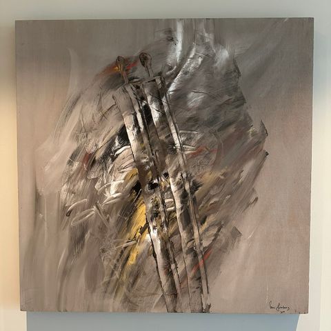 Abstrakt kunst, bilde til vegg 100x100cm