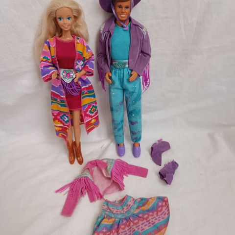 Vintage Barbie Western Fun 89/90