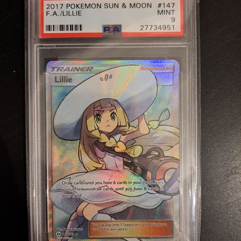 Full Art Lillie PSA 9